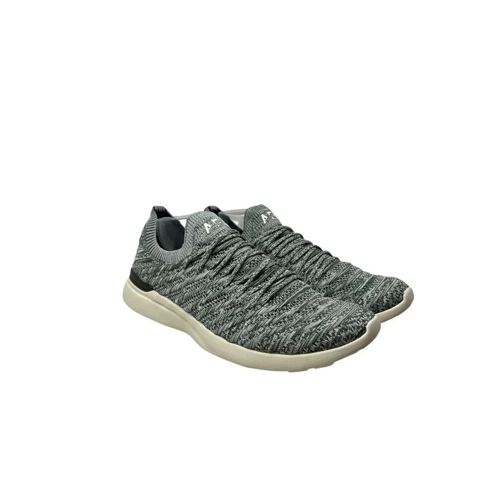 APL TechLoom Wave Men's Sneakers Size 12 Grey Knit Running Shoes Gym